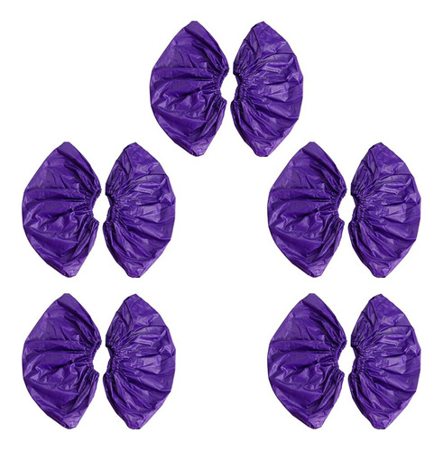 5 Pares Cubre Lavables Para Interiores Adecuado Púrpura