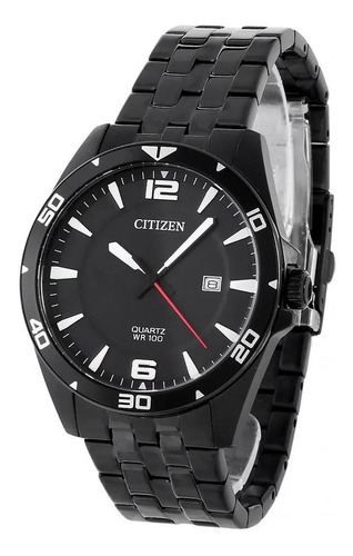 Relógio Citizen Masculino Quartz Tz31463d Aço Preto