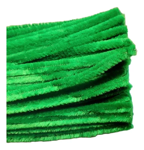 Limpiapipas Chenilla Verde 15mm.X50cm. 10u. 99044