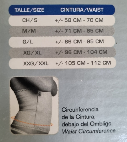 Faja Lumbar Y Postnatal. Casi Sin Uso, En Su Caja! L (Usado)