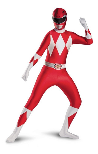 Power Rangers - Disfraz Rojo Para Adulto Cod. 55620c