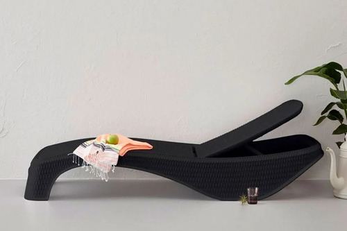 Camastro Plegables Con Ruedas Ratan Jardín