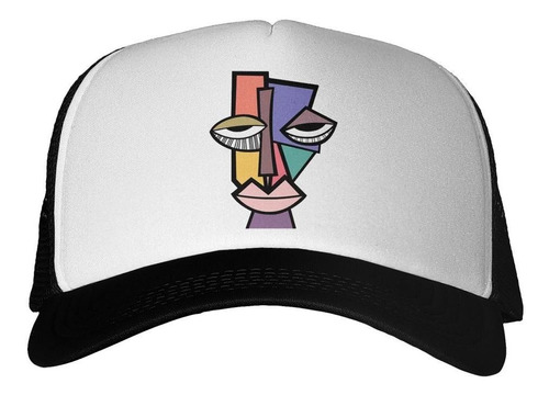 Gorra Cara Abstract Pintur Art Color