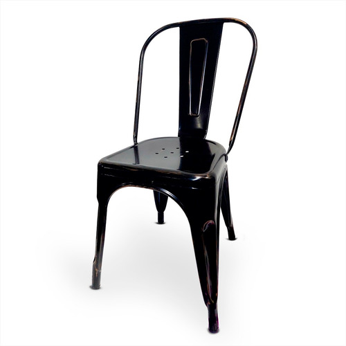 Imagen 4 de 10 de Silla Tolix Vintage Hierro Reforzado Únicas Irrompibles