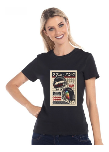 Playera Mujer Daft Punk Japan Japonés Punch