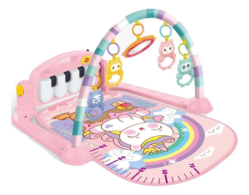 Wakaii Infantil Ginásio Musical Unicornio Rosa
