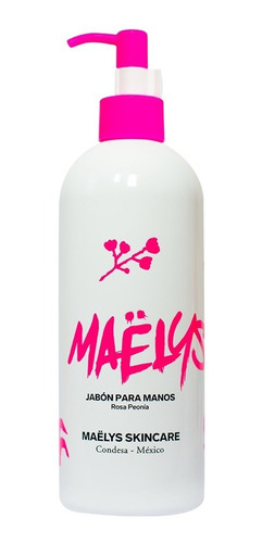 Handwash Rose Peony 500ml, Maëlys Skincare, Made In U S A