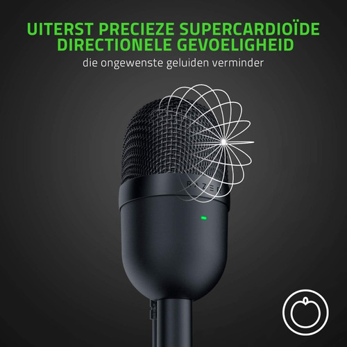 Micrófono Razer Seiren Seiren Mini condensador supercardioide negro clásico