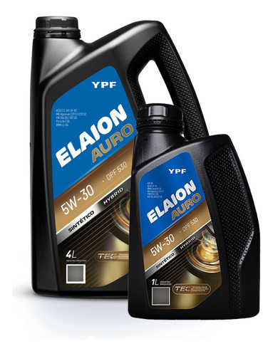 Aceite Ypf Elaion Auro Dpf 5w30 Sintetico 5 Litros