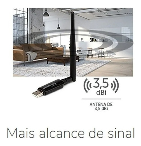 Adaptador Usb Wifi Intelbras Dvr Mhdx 1204 1208 Mhdx 1216