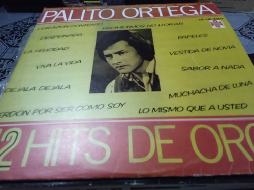 Lp Palito Ortega 12 Hits De Oro