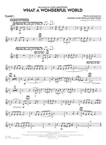 What A Wonderful World: Hal Leonard Discovery Jazz (score &