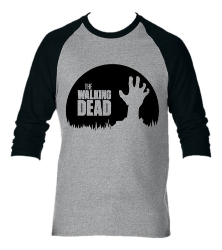 The Walking Dead Camiseta Manga Larga Camibuso Estampado