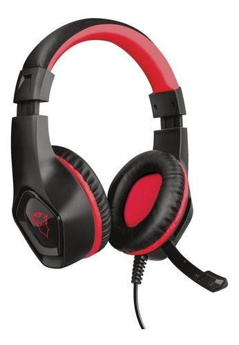 Diadema Trust Gaming Gxt404r Rana Negro/rojo 3.5mm 23439 /v