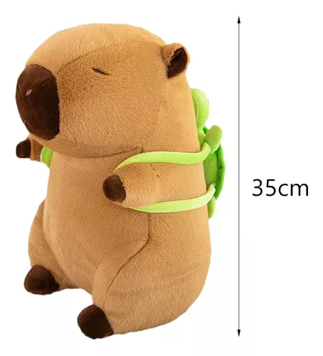 Pelúcia Capivara Desenho Animado - bonitos do Plushie do Capybara