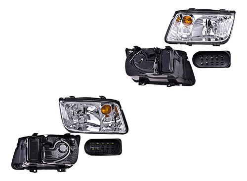 Par Faro Jetta A4 Cuarto Ambar 1999 00 01 02 03 04 2007
