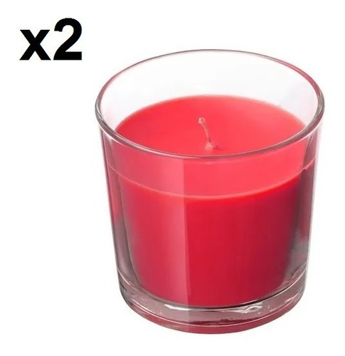 Imagen 1 de 2 de Vela Aromatica Decorativa Vidrio Relajante Aroma Hogar Luz