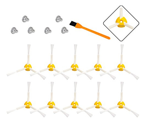 Cepillo Lateral Hongfa 694 De 3 Brazos Para I-robot Roomba,