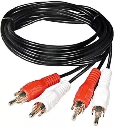 Cable Rca Audio 1.5Mts Rojo Blanco