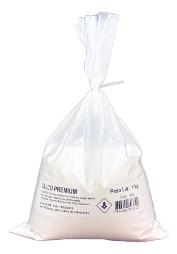 Talco Premium 2 Kg + 1 Kg Sulfato Magnésio