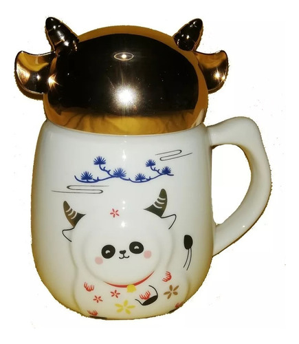 Tazón Taza Panda Para La Suerte