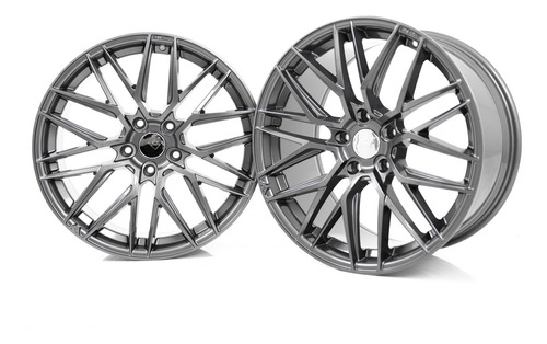 Rodas 19 Vorsteiner V-ff 107 5x120 Duas Talas Bmw F30 320i Cor Grafite Metalizado