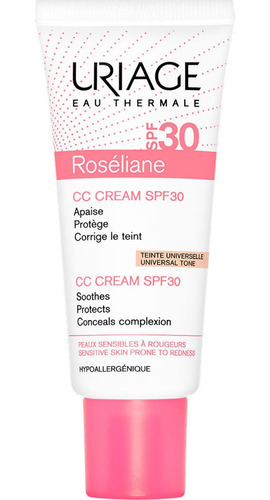 UriageRoseliane Cc Cream Antirojeces Spf30 40ml