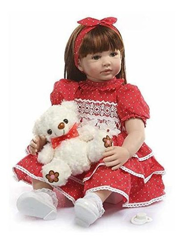 Zero Pam Reborn Toddler Dolls 24 Pulgadas De Silicona B9v86