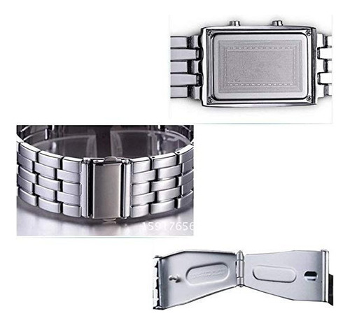 Reloj Led Binario Modelo E-men Moda Estilo Robot