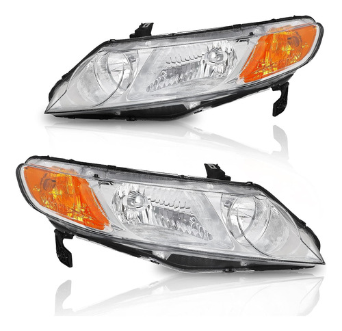 Compatible Con Faros Delanteros Honda Civic 06 07 08 09 10 1