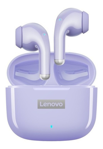 Audífonos  Inalámbricos Lenovo Livepods Lp40 Pro Violeta