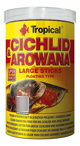 Alimento Ciclidos Arowana Intensifica El Color Tropical 300g