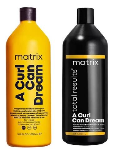 Pack Shampoo Y Mascara Matrix A Curl Can Dream Litro