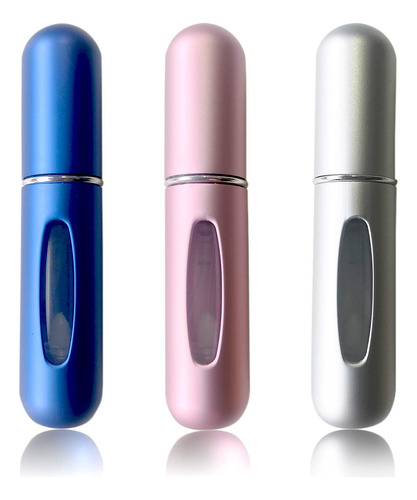 Muou - Paquete De 3 Botellas Atomizadoras De Perfume, Recarg