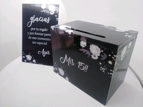 Imagen 4 de 10 de Urna Buzón De Madera Boda 15 Años Cumples Personalizado