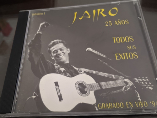 Jairo Cd 25 Años Todos Sus Exitos Grabado En Vivo Año 1994