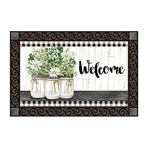 Tapete Decorativo Matmates Farmhouse Daisies, Interiore...