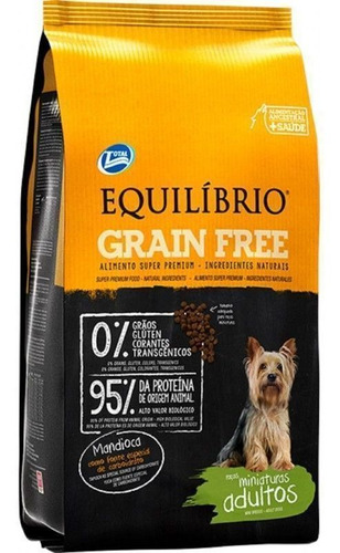 Perros Equilibrio Grain Free Adulto R. Mini. 1,5kg Alimento