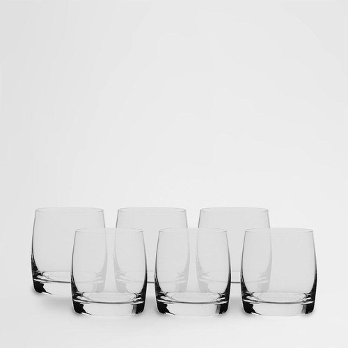 Set de vasos ecológicos de cristal para whisky Bohemia, 290 ml, 6 piezas