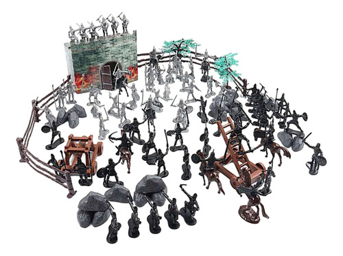 120 Piezas Medieval Knight Soldier Toys Medieval Playsets