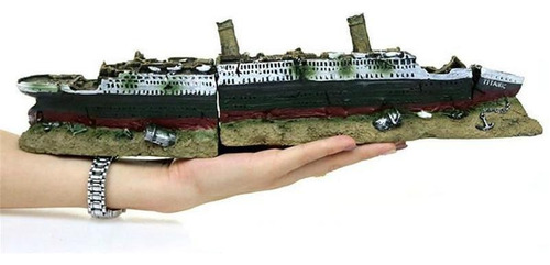 2024 Fish Tank Landscaping Barco Pirata Titanic Portaaviones