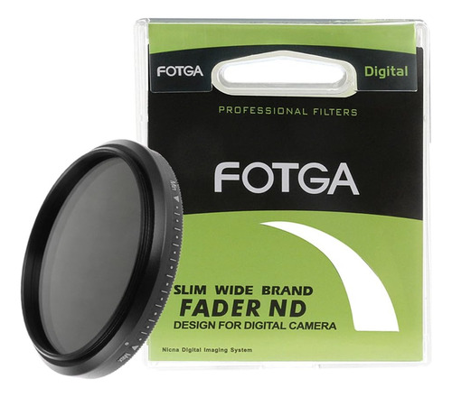 Filtro De Camara Fotga 52mm Slim Fader Variable