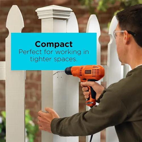 Taladro Con Cable Black+decker Dr260c, 5,5 A, 10 Mm, Con Alm