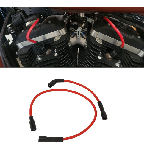 Zici Cable De Bujía Para Xl883, Juego De 2 Piezas, 8 Mm,