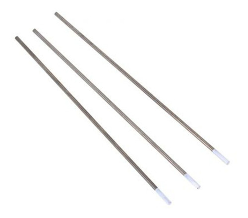 Vareta Eletrodo Tungstênio 3,2mm Ponta Branca Zircônio 10un