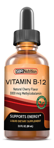 Vitamina B12 3000 Mcg Sublingual Maxima Absorcion 60 Ml