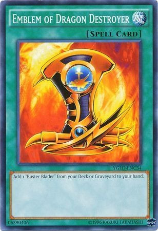 Yugioh! Emblem Of Dragon Destroyer - Ygld-enc34 