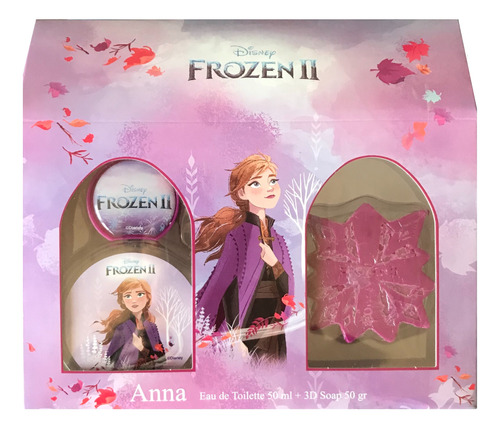 Set Frozen Anna 50ml Mas Jabon 50gr Niñas Disney