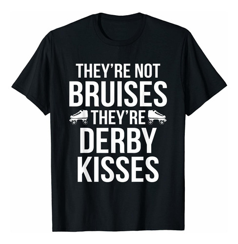 Camiseta Roller Derby Player Bruises Skating Team, Negro, S