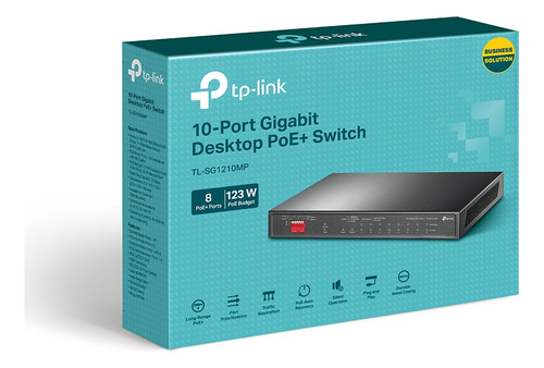 Switch Gigabit Profissional 10/100/1000 10 Portas Sendo 8